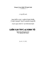 Hoàn thiện công tác quản lý thanh khoản tại ngân hàng thương mại cổ phần hàng hải