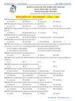 Đề số 4  thpt kiến an   hải phòng   lần 1   2023