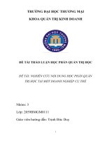 Nghiên cứu nội dung học phần quản trị học thông tin và ra quyết định quản trị