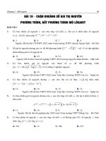 B17   chặn khoảng số giá trị nguyên phương trìnhj bất phương trình mũ logarit