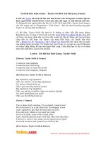 Hoc tieng anh qua bai hat end game taylor swift ft ed sheeran future