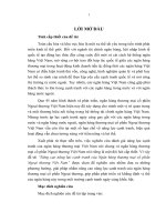 Nâng cao năng lực cạnh tranh của ngân hàng thương mại cổ phần ngoại thương việt nam