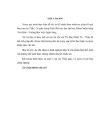 Giải pháp phát triển hoạt động dịch vụ phi tín dụng ở các ngân hàng thương mại việt nam