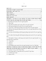 Chất lượng hoạt động tuyên truyền, hỗ trợ cho nnt tại chi cục thuế tp quy nhơn