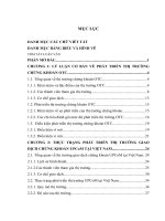 Phát triển thị trường giao dịch chứng khoán upcom tại việt nam