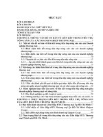 Phương hướng và giải pháp tăng cường liên kết trong tiêu thụ nông sản của liên hiệp htx thương mại tp hồ chí minh