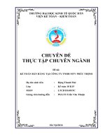 Kế toán bán hàng tại công ty tnhh mtv phúc thịnh