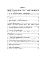 Giải phát phát triển dịch vụ ngân hàng bán lẻ tại chi nhánh ngân hàng đầu tư và phát triển sơn la