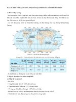 Lý thuyết địa lí 6 – cánh diều bài  (20)