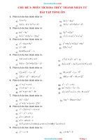 Thuvienhoclieu com ga day them toan 8 chu de 3 on tap phan tich da thuc thanh nhan tu