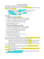 Bài tập tài chính tiền tệ chương 2 tín dụng và lãi suất