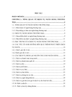 Giải pháp gia tăng tỷ trọng thu phí dịch vụ ở các ngân hàng thương mại việt nam