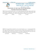 Thứ 3 7 2 vận dụng tư duy nap vô cơ liên hoàn vào bài toán h2so4 đặc   phần 2 file cách dòng pdf