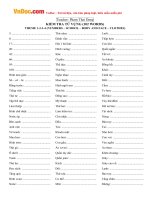 Kiem tra tu vung va cau truc cau unit 1 2 3 mon tieng anh lop 4