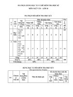 Đề kiểm tra ngữ văn 10 kết nối tri thức cuối học kì 1 word đề số (11)