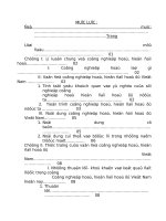 Một số biện pháp công nghiệp hoá hiện đại hoá