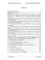 Hoàn thiện kế toán doanh thu, chi phí và kết quả kinh doanh tại công ty tnhh vận tải và thương mại nhật thiên hương