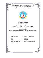 Tổ chức bộ máy quản lý hoạt động kinh doanh của công ty tnhh phân phối và thương mại khánh an