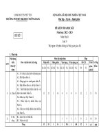 Đề kiểm tra địa lí 8 cuối học kì 1 word đề số (2)