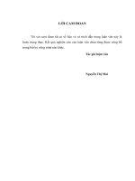 Giải pháp tăng cường thu hút đầu tư trực tiếp nước ngoài vào phát triển ngành công nghiệp của tỉnh thanh hóa đến năm 2020