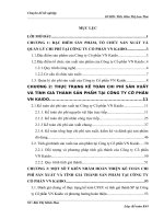 Kế toán tập hợp chi phí sản xuất và tính giá thành sản phẩm của công ty cổ phần vn kaido