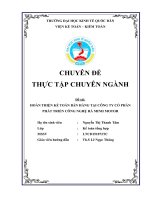 Hoàn thiện kế toán bán hàng tại công ty cổ phần phát triển công nghệ hà minh motor