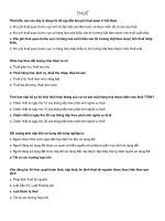 Câu hỏi trắc nghiệm Thuế (có đáp án)