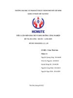 Tiểu luận bảo trì bảo dưỡng