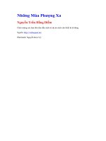 Những mùa phượng xa   nguyễn trần hồng diễm