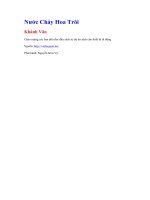 Nước chảy hoa trôi   khánh vân