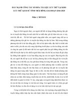 Đẩy mạnh công tác số hóa tài liệu lưu trữ tại kho lưu trữ lịch sử tỉnh thái bình, giai đoạn 2016 2020