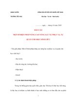 Skkn một số biện pháp nâng cao năng lực tự phục vụ, tự quản cho học sinh lớp 2