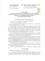 QUYẾT ĐỊNH VỀ VIỆC PHÊ DUYỆT CHỈ TIÊU VÀ BAN KẾ HOẠCH TỔ CHỨC TUYỂN DỤNG VIÊN CHỨC LÀM VIỆC TẠI CÁC CƠ SỞ