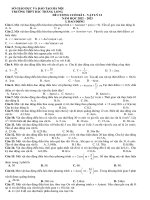 Đề cương ôn tập học kì 1 môn Vật lý lớp 12 năm 2022-2023 - Trường THPT Bắc Thăng Long