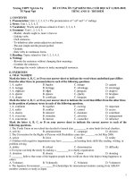 Đề cương ôn tập học kì 1 môn Tiếng Anh lớp 11 năm 2022-2023 - Trường THPT Ngô Gia Tự