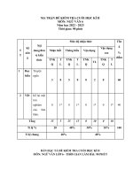 Đề kiểm tra văn 6 cuối học kì 2 word đề số (6)