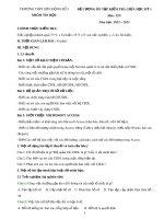 Đề cương ôn tập giữa học kì 1 môn Tin học lớp 12 năm 2022-2023 - Trường THPT Sơn Động số 3