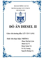 ĐỒ ÁN THIẾT KẾ ĐỘNG CƠ 9UEC52LSE