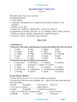 Thuvienhoclieu com de cuong on tap tieng anh 8 hk1 nam 2022 2023