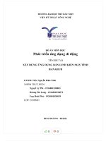 Đồ án môn học phát triển ứng dụng di động tên đề tài xây dựng ứng dụng bán linh kiện máy tính banahub