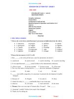 Thuvienhoclieu com de cuong on tap tieng anh 9 hk1 2022 2023