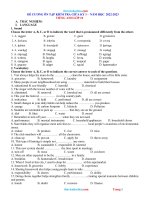 Thuvienhoclieu com de cuong on tap tieng anh 10 giua hk1 nam 2022 2023