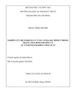 Tom tat luan an: Nghiên cứu bộ nghịch lưu tăng áp ba bậc hình T trong trạng thái bình thường và sự cố hở mạch khóa công suất.