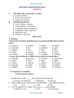 Thuvienhoclieu com de cuong on tap tieng anh 8 giua hk1 2022 2023