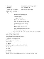 Đề kiểm tra ngữ văn 10 cánh diều giữa học kì 1 word đề số (57)