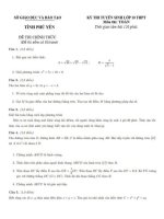 De thi vao lop 10 phu yen