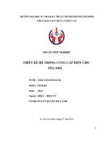 (Đồ án tốt nghiệp) Thiết kế hệ thống cung cấp điện cho tòa nhà