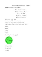 Top 9 đề thi học kì 2 toán lớp 2 cánh diều năm 2022 – 2023 có đáp án