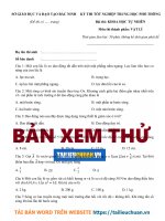 18  đề thi thử tn thpt 2023   môn vật lý   sở bắc ninh   đề 2 (bản word có lời giải) image marked