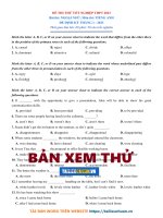 16  đề thi thử tn thpt 2023   môn tiếng anh   đề định kì tháng 1 2023 (fanpage) (bản word có lời giải chi tiết) image marked